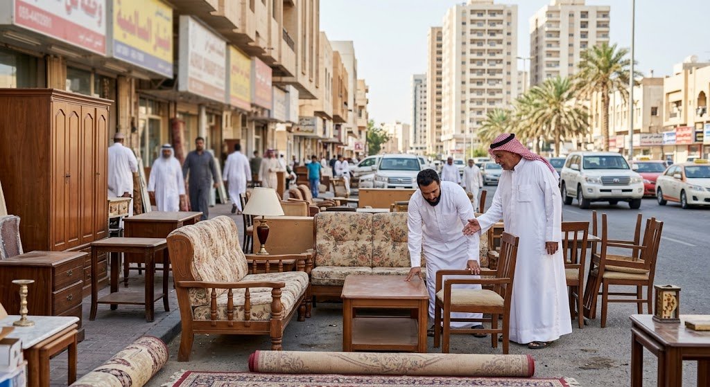 محلات شراء اثاث مستعمل بالرياض لتثمين العفش المنزلي والمكتبي بأعلى الأسعار ونقله فوراً